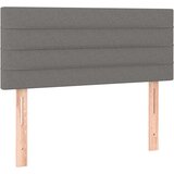 Box spring s madracem LED tamnosivi 120 x 200 cm tkanina | shoptok.hr