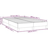  Okvir za krevet s oprugom tamnoplavi 120 x 200 cm baršunasti | shoptok.hr