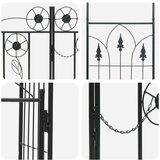  Vrtni Luk Jednobojno Crna 102 x 50 x 218 cm | shoptok.hr