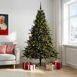  Umjetno božićno drvce s kuglicom 180 cm 300 LED lampica Slike