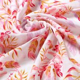 BabyOno Bambus tetra pelene Boho lišće, roza | shoptok.hr