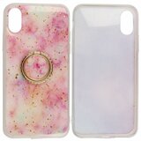 Nillkin silikonski ovitek marmor ring za samsung galaxy A71 A715 roza z bleščicami | Shoptok.si