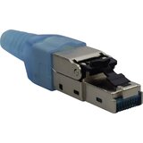 KOMOS RJ45 omrežni adapter cat 6a [1x RJ45 vtič - 1x prosti konec] cink, (20429495) | Shoptok.si
