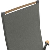 Ambia Garden VRTNI SEDEŽ aluminij siva, naravne barve | Shoptok.si