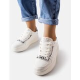 Gemre White women's sneakers made of eco leather Nelma | Shoptok.si
