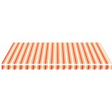 vidaXL Nadomestno blago za tendo rumeno in oranžno 4x3 m, (20609622) | Shoptok.si