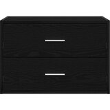 Ormarić s 2 ladice crni hrast 60x31x40 cm konstruirano drvo | shoptok.hr