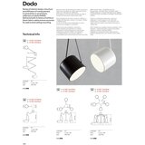  Redo 01-1826 - Luster na sajli DODO 3xE27/15W/230V pauk | Eponuda.com