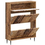  Ormar za cipele HAARLEM 78 x 24 x 103 cm Konstruirano drvo - Staro drvo | shoptok.hr