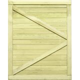  Vrtna vrata od impregnirane borovine 125 x 100 cm | shoptok.hr