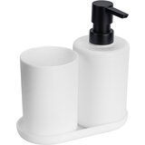 Allstar Bijeli plastičan set pribora za kupaonicu Fano – | shoptok.hr