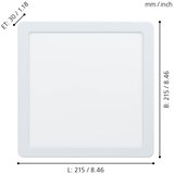 Eglo 99164 - LED ugradno svetlo FUEVA 5 LED/16,5W/230V | Eponuda.com