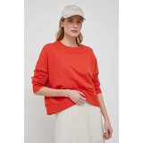 United Colors Of Benetton Pamučna dukserica za žene, boja: narančasta, glatka | shoptok.hr