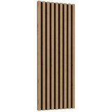 Helvetia meble Stenska panel Celine - wotan hrast/črn mat - 24N2LR04 | Shoptok.si