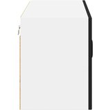  Zidni kuhinjski ormarić Crna 80 x 31 x 40 cm Konstruirano drvo | shoptok.hr