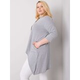 Fashion Hunters Gray loose blouse | Shoptok.si
