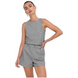 Only Majice brez rokavov Top Maye Check - Black/White Črna | Shoptok.si