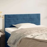  Uzglavlje tamnoplavi 100x5x78/88 cm baršunasti | shoptok.hr