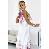 numoco basic Pleated satin maxi dress Numoco | Shoptok.si