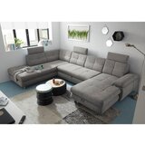 MID.YOU SEDEŽNA GARNITURA, tkanina srebrne barve | Shoptok.si