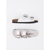GOODIN White flat sandals | Shoptok.si