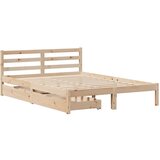 vidaXL Posteljni okvir s predali 150x200 cm trdna borovina, (21332531) Cene