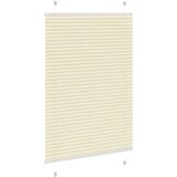 vidaXL Plisirana senčila krem 100x150 cm Širina tkanine 99,4 cm | Shoptok.si