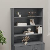  Gornji element za komodu HAMAR tamnosivi 90x30x100 cm borovina | shoptok.hr