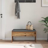  Klupa za hodnik s jastukom Staro drvo 83 x 38 x 40 cm | Eponuda.com