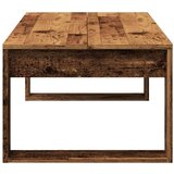 vidaXL Klubska mizica starinski les 102x50x35 cm inženirski les Cene