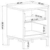 Hanah home noćni stočić tuval 075 | ePonuda.com