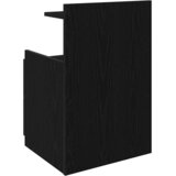  Noćni ormarići 2 kom s 2 ladice crne boje 40x36,5x62 cm | shoptok.hr