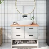  Kupaonska radna ploča svjetlosmeđa 100x60x4 cm tretirano drvo | shoptok.hr