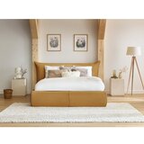 Bobochic Paris Rumena oblazinjena zakonska postelja s prostorom za shranjevanje z letvenim dnom 160x200 cm Jade – | Shoptok.si