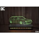 Black Cut 3D lampa jednobojna - golf ( C04 ) | ePonuda.com