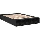 vidaXL Okvir kreveta crni 140 x 200 cm od konstruiranog drva | shoptok.hr