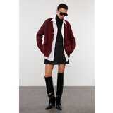 Trendyol Claret Red Basic Soft Textured Knitwear Cardigan Cijene