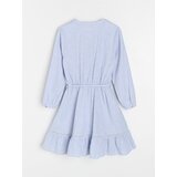 Sinsay Mini babydoll haljina s viskozom i dodatkom lana | shoptok.hr
