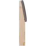  Tapecirani uzglavlje Sivo-smeđa 75 cm Čvrsto borovo drvo | shoptok.hr