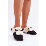  Ladies Slippers With Fur Black Nartani Cene