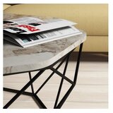 Hanah home Diamond Klub sto, 90x38x90cm, Bež | Eponuda.ba