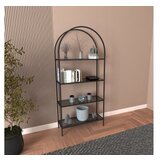 Hanah home polica za knjige mona black smoked glass 80 | ePonuda.com