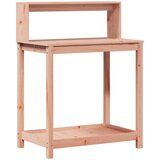 Furnova Miza za sajenje s policami 82,5x50x109,5 cm trden les douglas, (21920247) | Shoptok.si