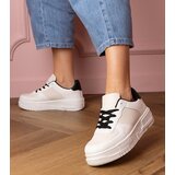 Gemre Beige sports sneakers on Luneta platform | Shoptok.si