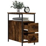  Noćni ormarići 2 kom boja hrasta 30x60x60 cm konstruirano drvo | shoptok.hr