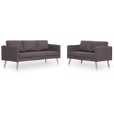  2-dijelni set sofa od tkanine bež | Eponuda.com