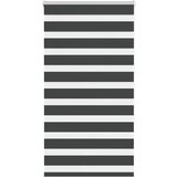 vidaXL Zavjesa zebra crna 85x150 cm širina tkanine 80,9 cm poliester Cijene