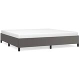The Living Store Posteljni okvir siv 200x200 cm umetno usnje - Posteljni Okvir, (21524974) | Shoptok.si