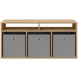  Nizek šalter s predalom Umetni hrast 102 x 32 x 48,5 cm, (5000238889) | Shoptok.si