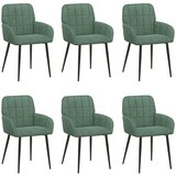  Trpezarijske stolice 6 pcs Baršun Morska zelena 57 x 50 x 85 cm | Eponuda.com